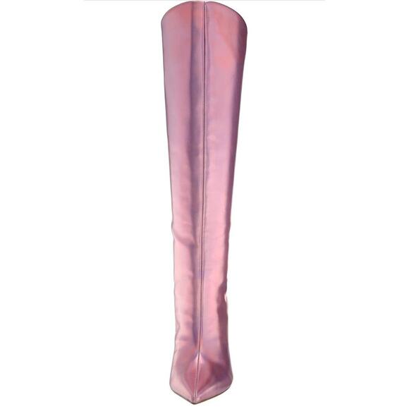 Sarina Boots US 8. Pink Iridescent Pointed-Toe Sabrina carpenter Y2K Barbiecore - Picture 6 of 10